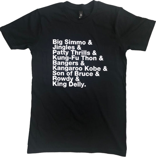 The OFFICIAL NBA Straya 2020-21 Nicknames T-Shirt